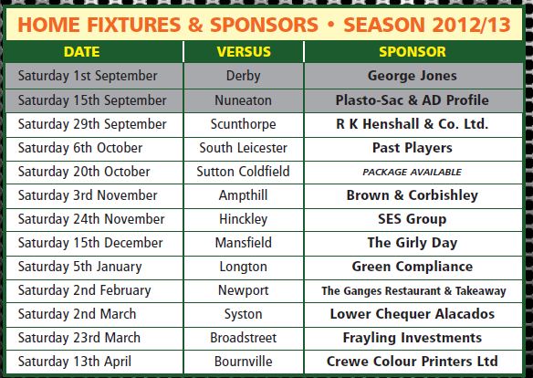 Match Sponsors